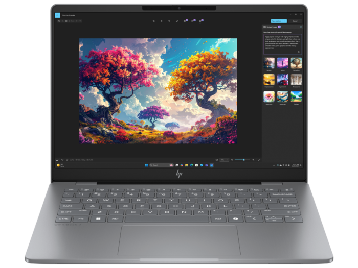 HP Pavilion Plus 14 OLED — Silver view 3
