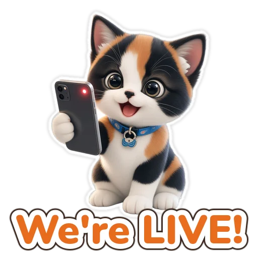 We're LIVE!